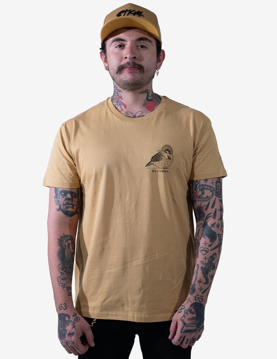 Playera fauna division cuello redondo para hombre