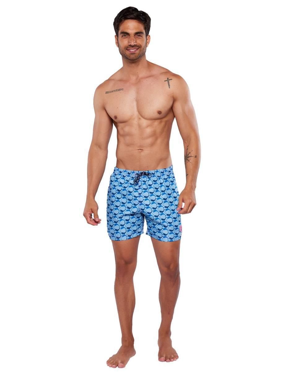 Traje de baño con bolsillos para hombre