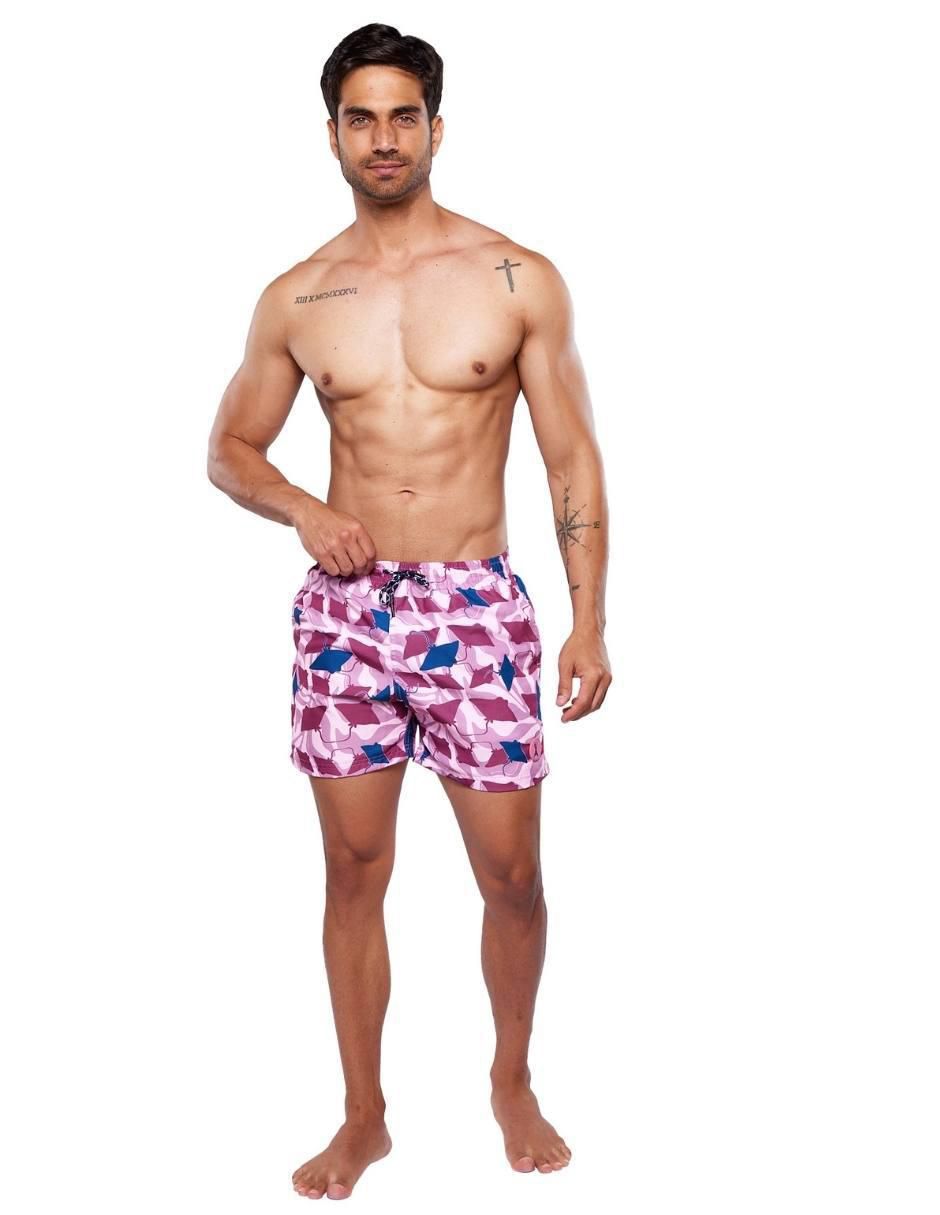 Traje de baño con bolsillos para hombre