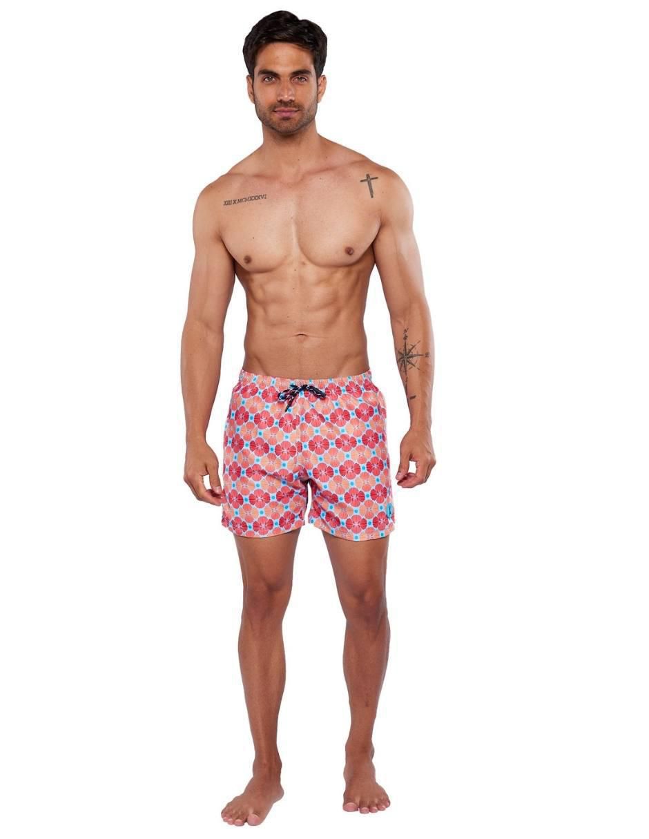 Traje de baño con bolsillos para hombre