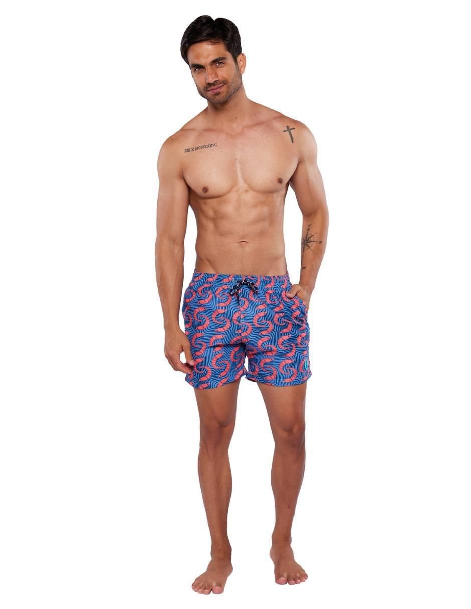Traje de baño con bolsillos para hombre