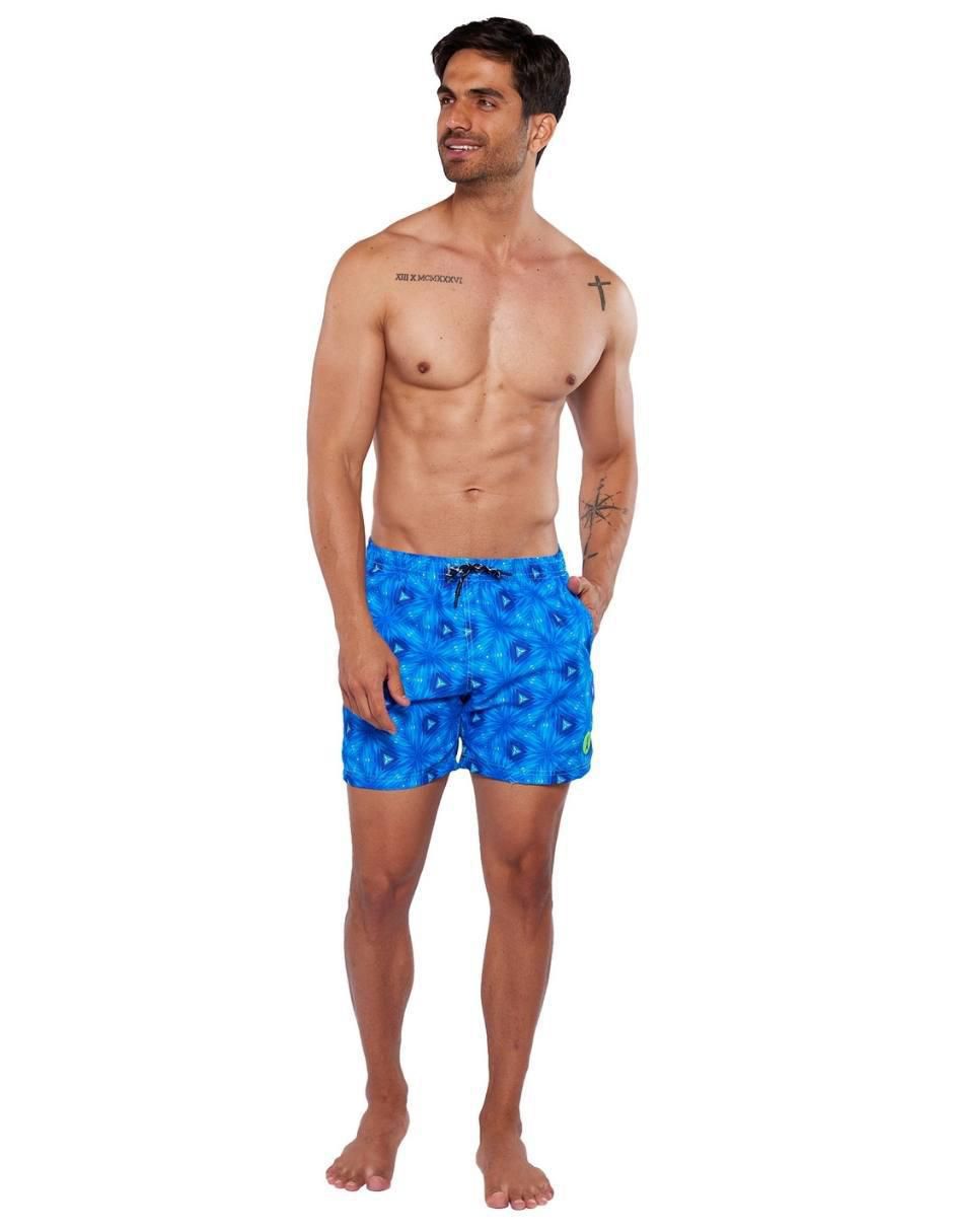 Traje de baño con bolsillos para hombre