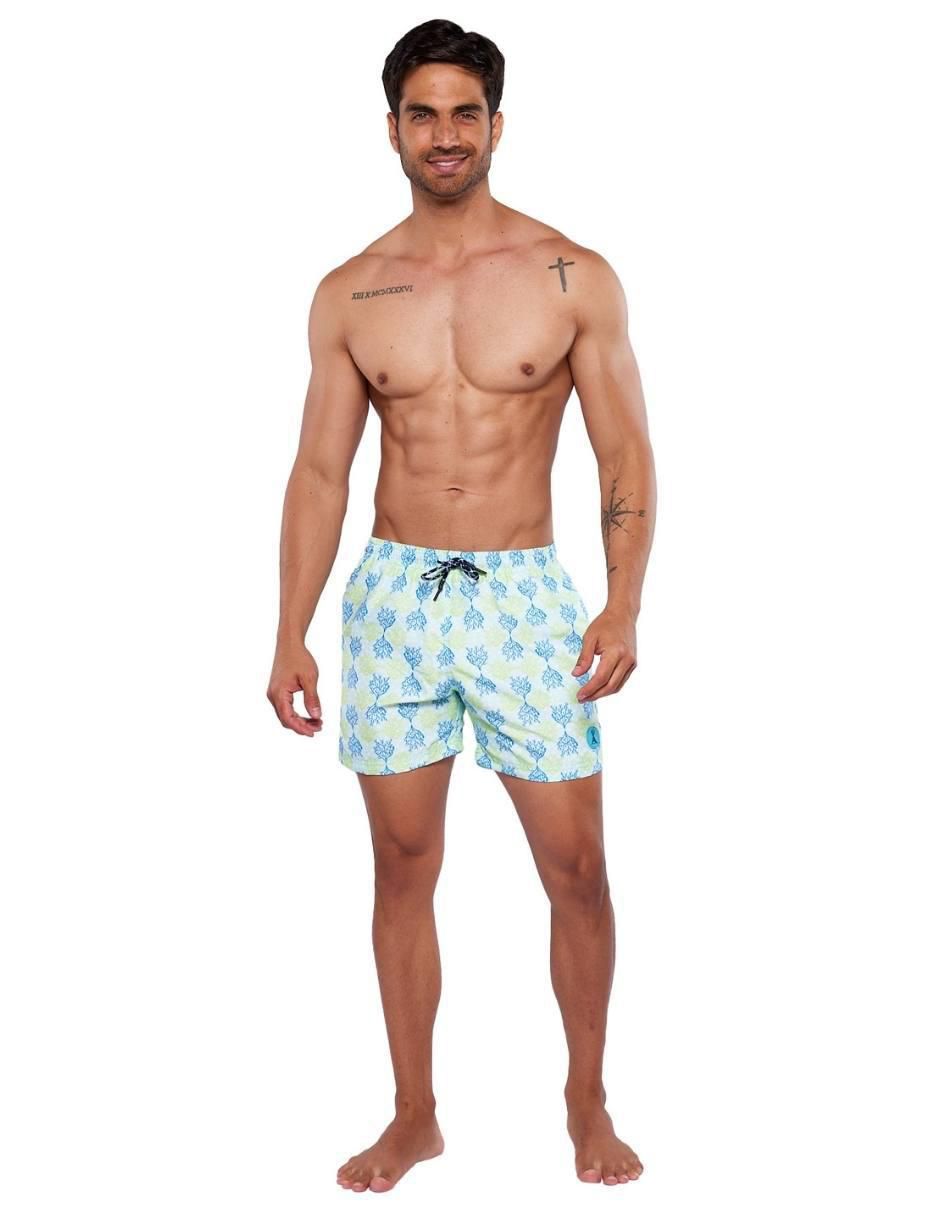 Traje de baño con bolsillos para hombre