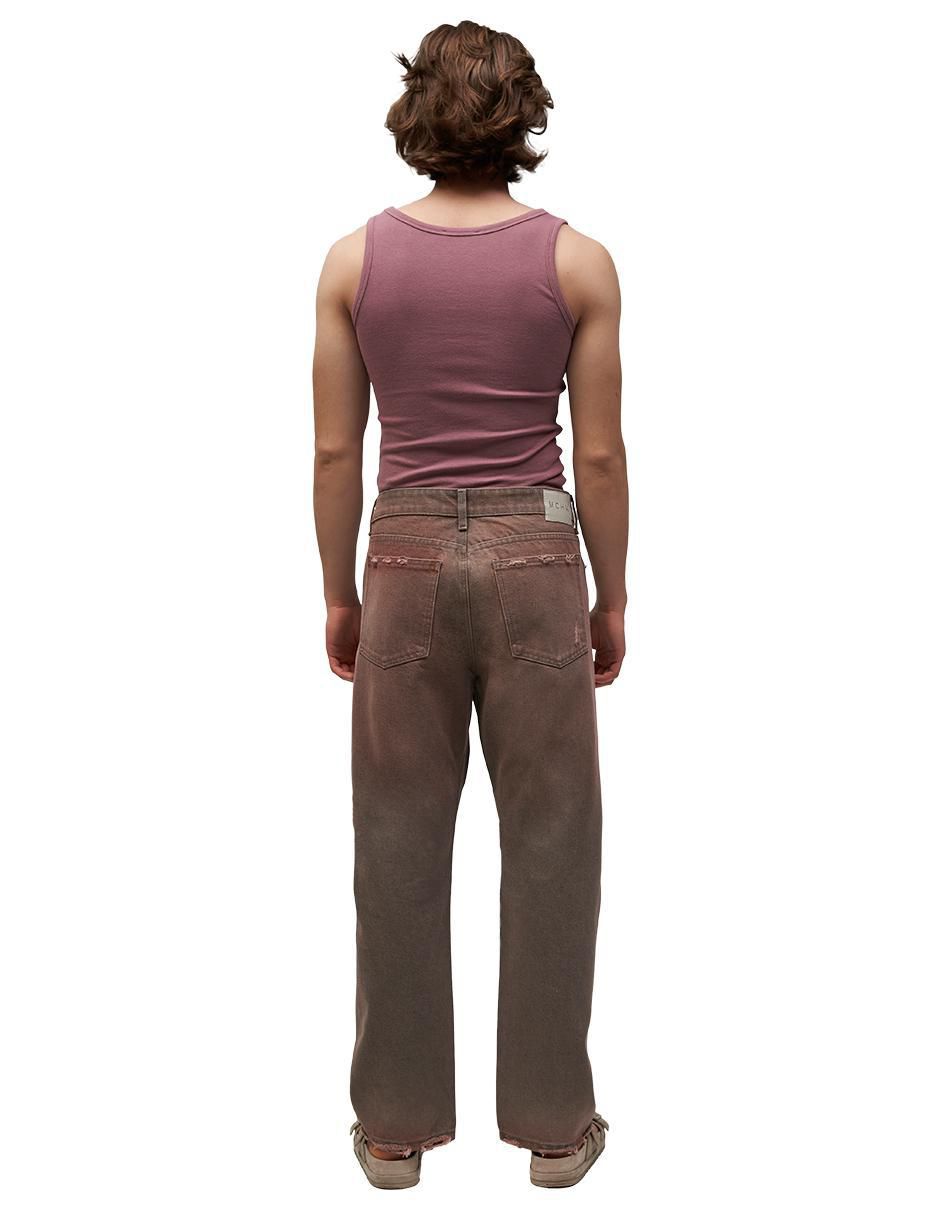 Jeans slim 8091 Cropped Recife Gris lavado medio para hombre 2