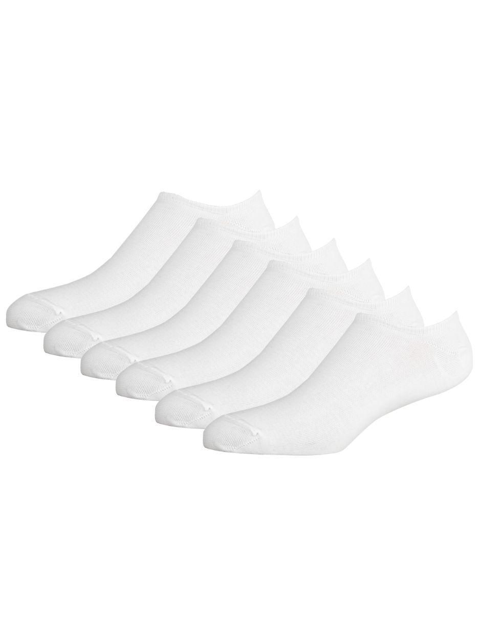 Set de tín invisible de algodón para hombre 6 pares