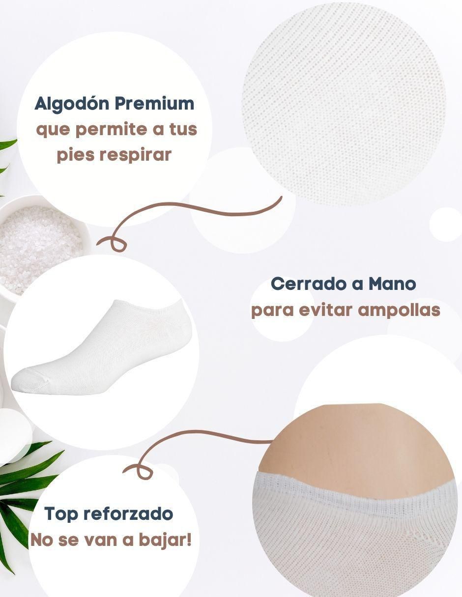 Set de tín invisible de algodón para hombre 6 pares 3