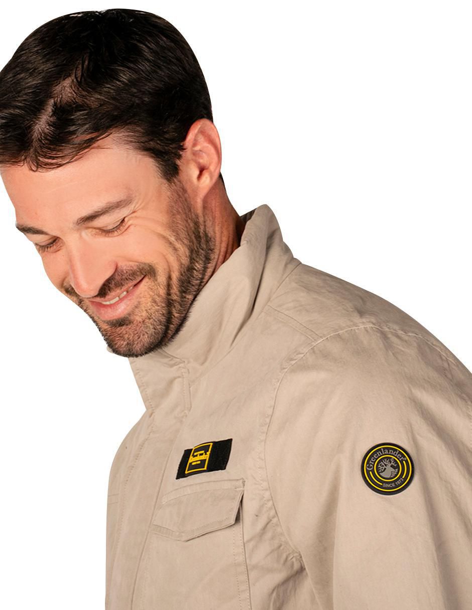 Chamarra cazadora impermeable con bolsillos para hombre 5