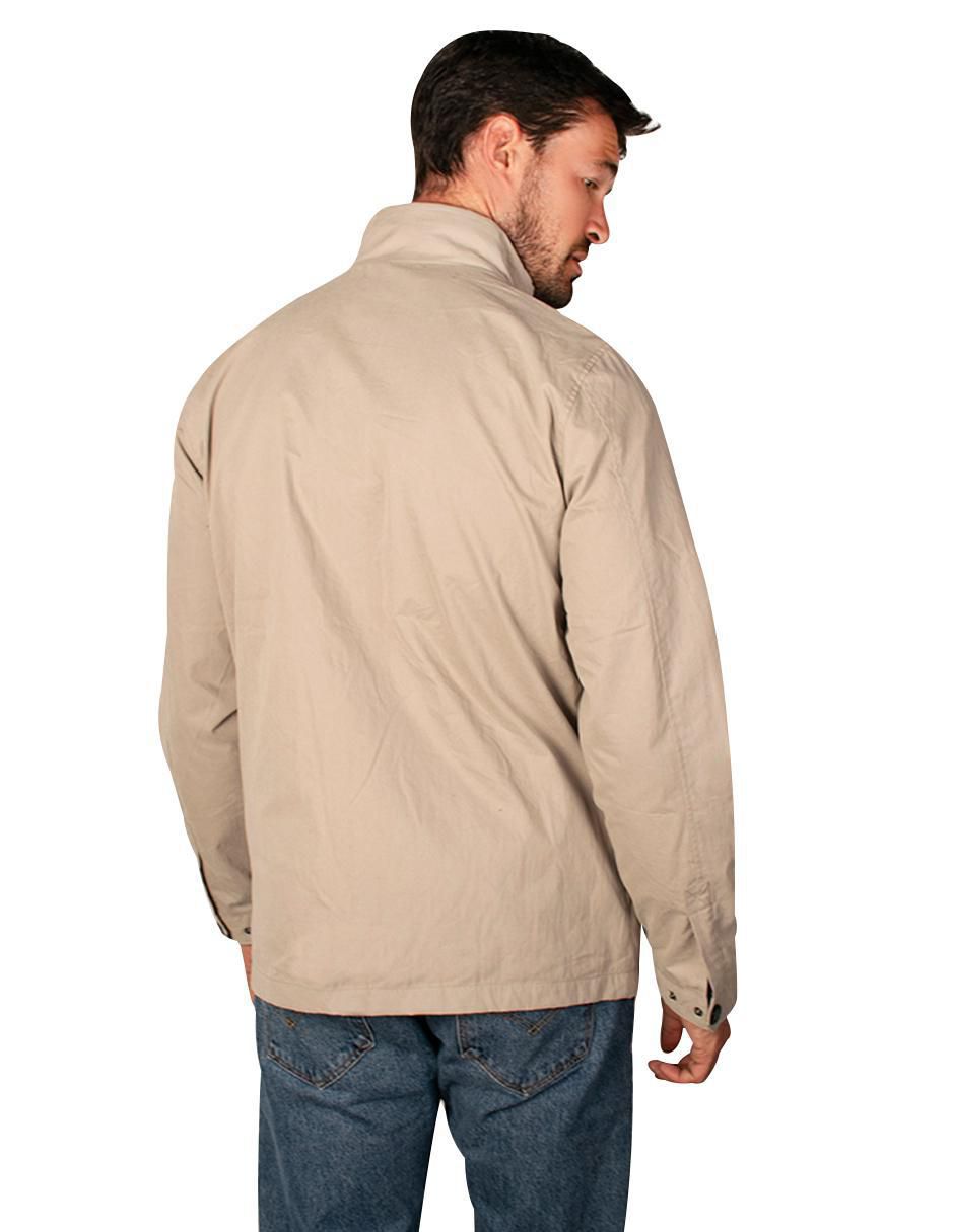 Chamarra cazadora impermeable con bolsillos para hombre 6
