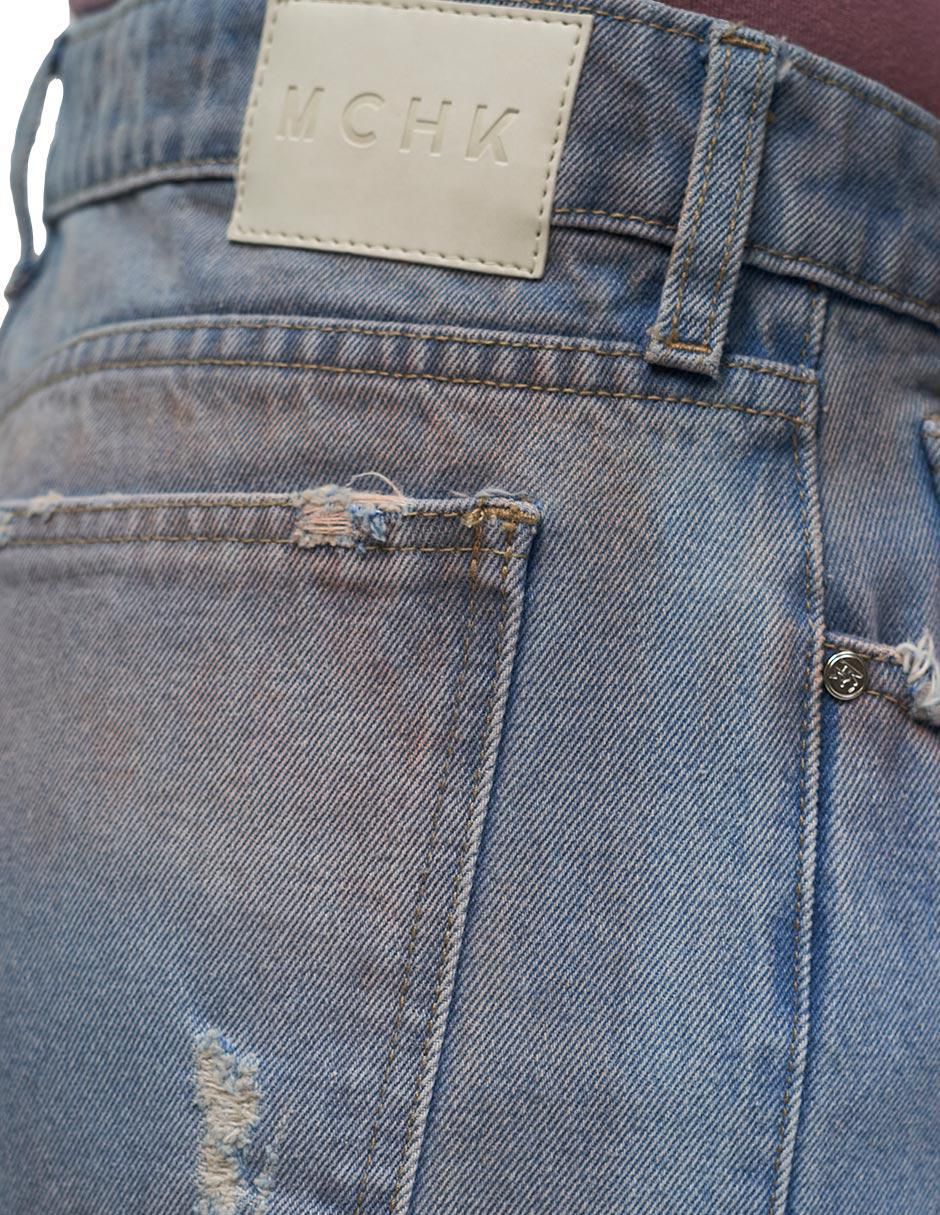 Jeans slim 8089 lavado claro para hombre 4