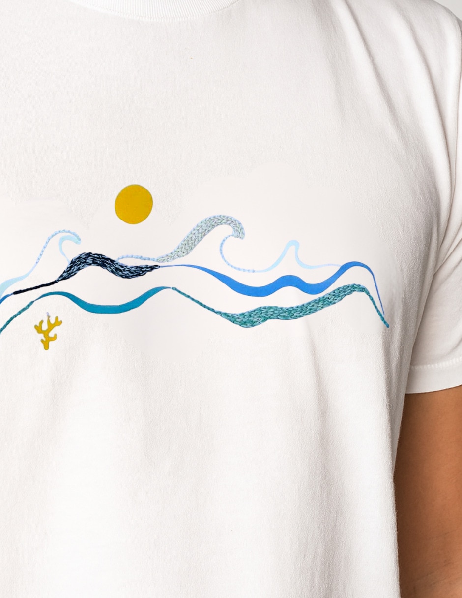 Playera graphic tee cuello redondo para hombre 2