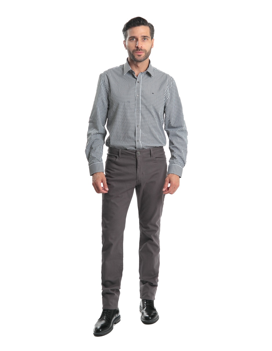 Pantalón slim de algodón para hombre 3