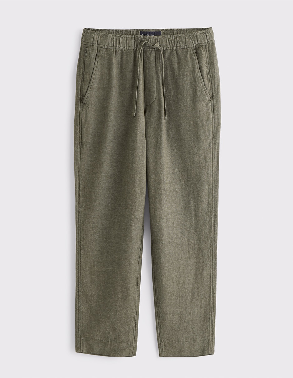 Pantalón regular de algodón para hombre 1