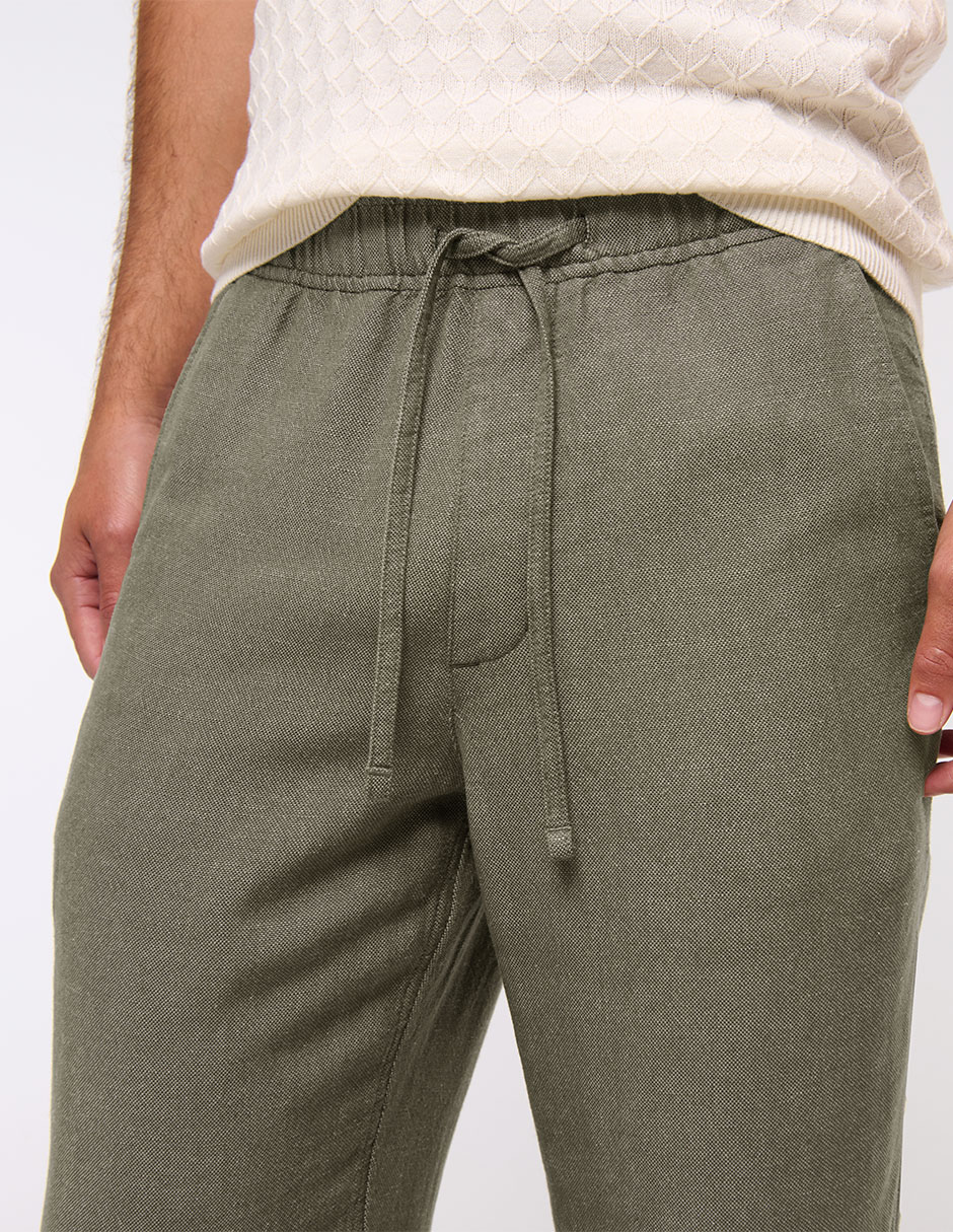 Pantalón regular de algodón para hombre 6