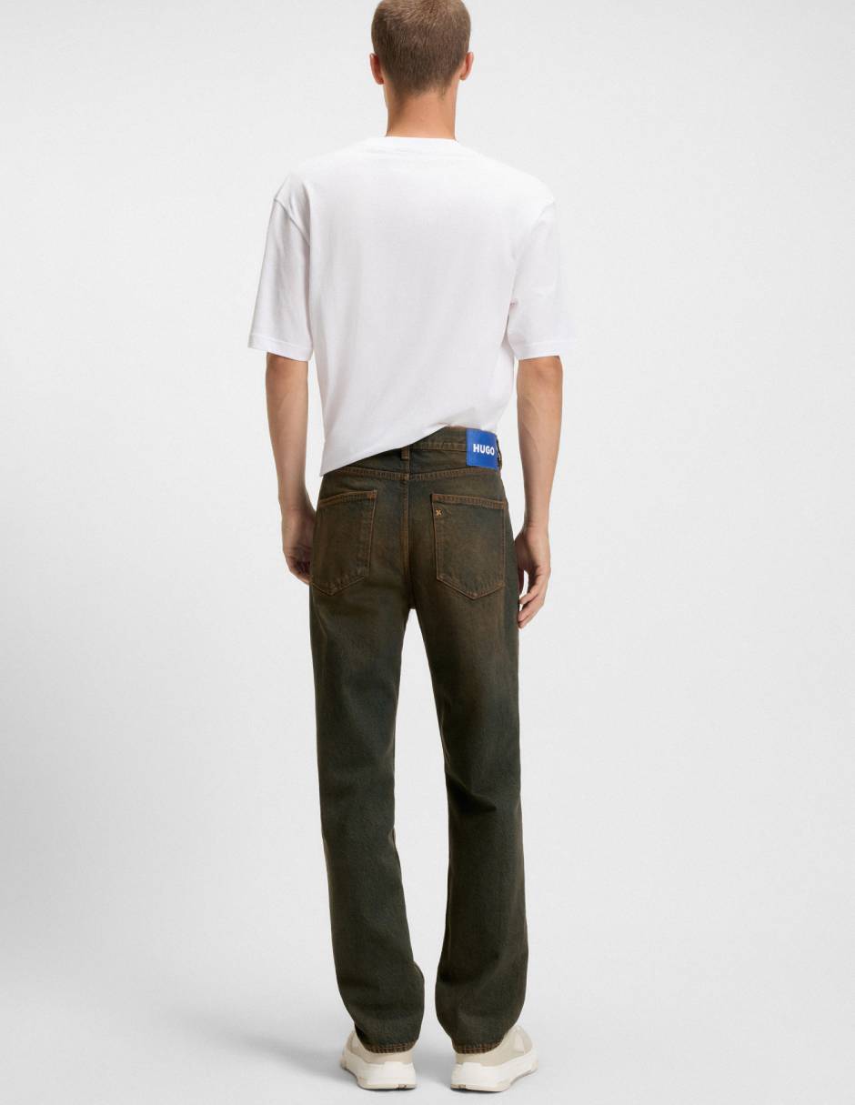 Jeans straight Jonah 10 lavado medio para hombre 2