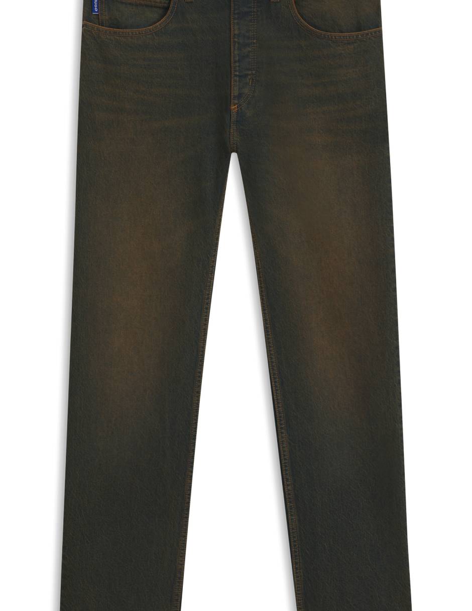 Jeans straight Jonah 10 lavado medio para hombre 6