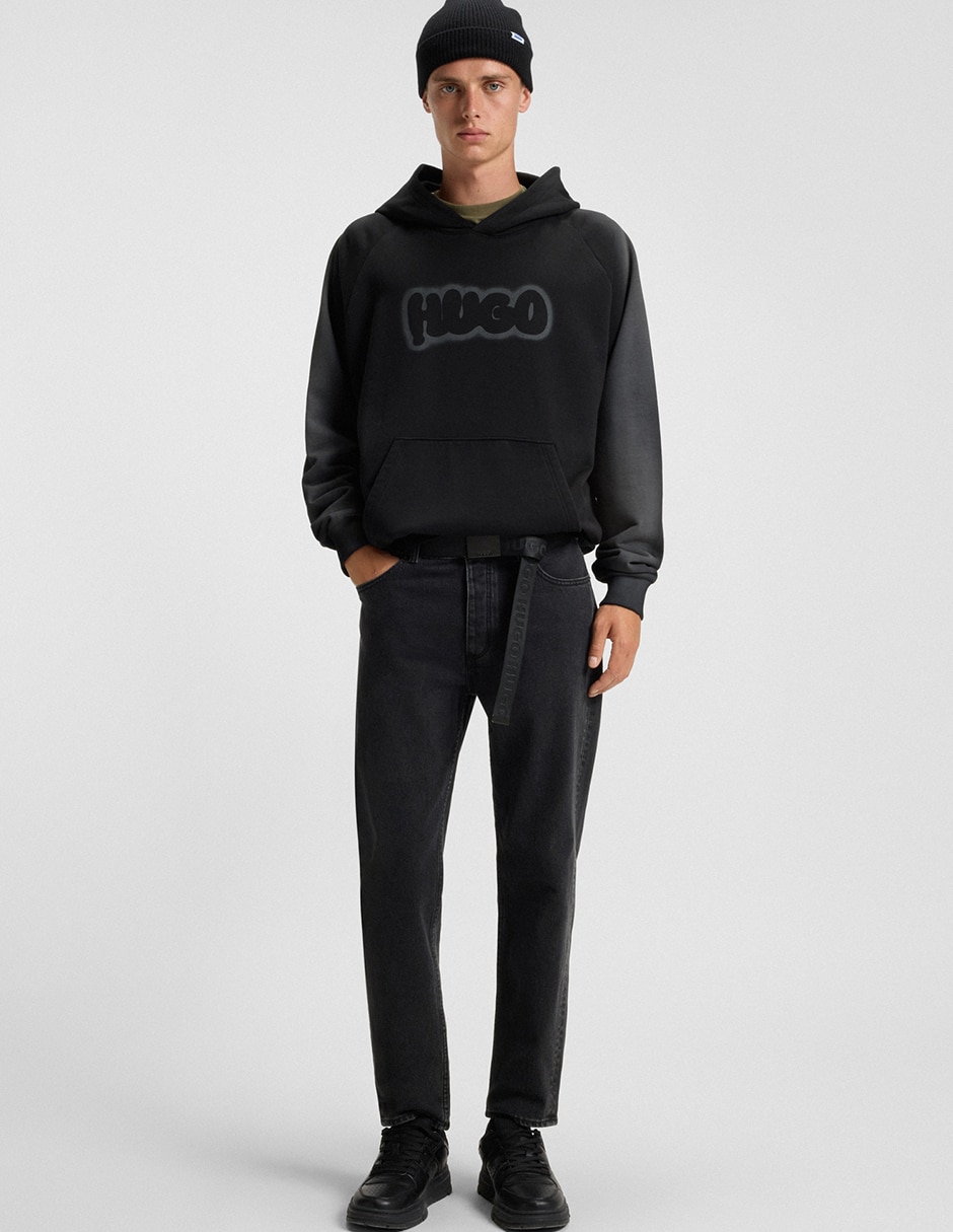 Jeans straight lavado medio para hombre 3