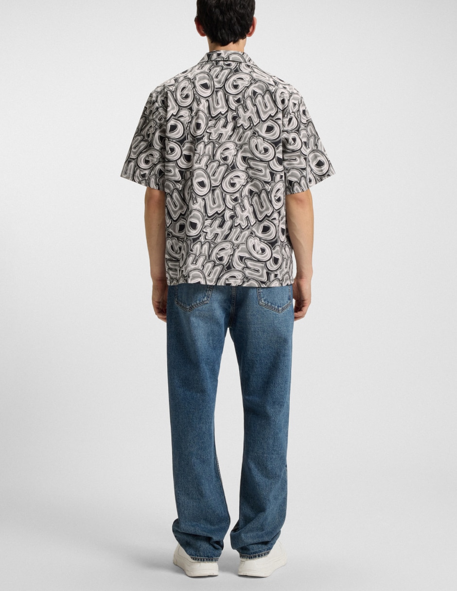 Camisa casual de algodón manga corta para hombre 2