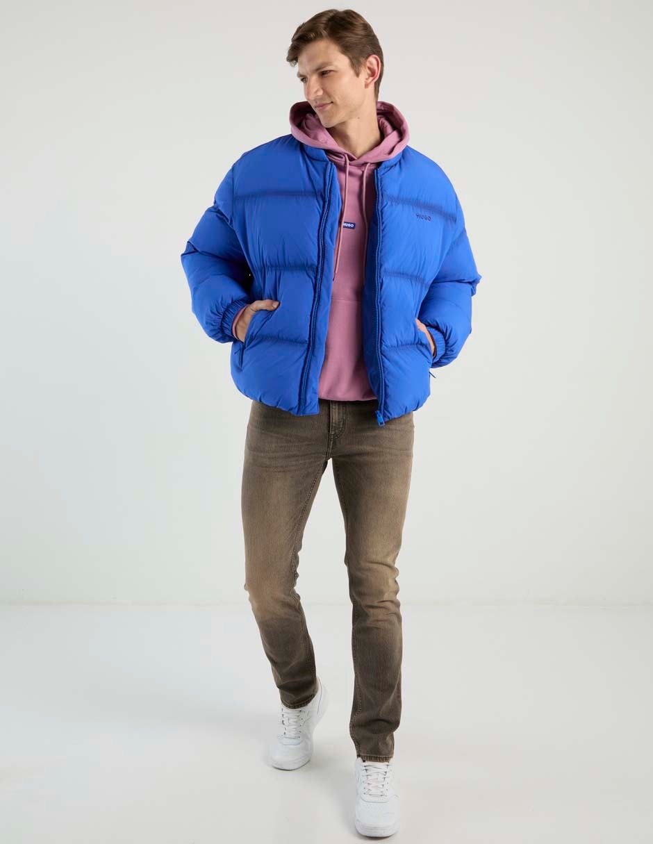 Chamarra acolchada con bolsillos para hombre 2