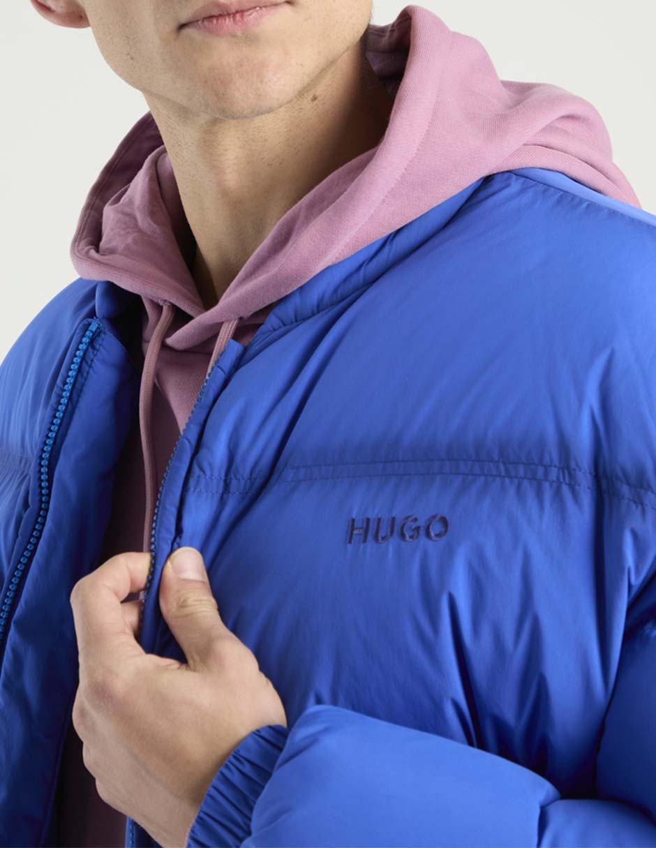 Chamarra acolchada con bolsillos para hombre 4