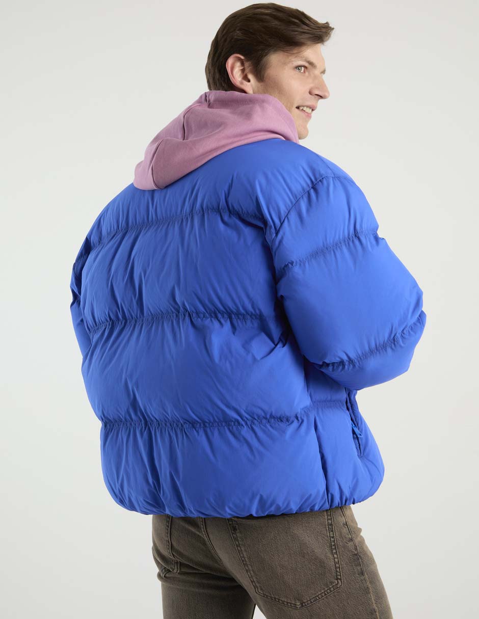 Chamarra acolchada con bolsillos para hombre 6