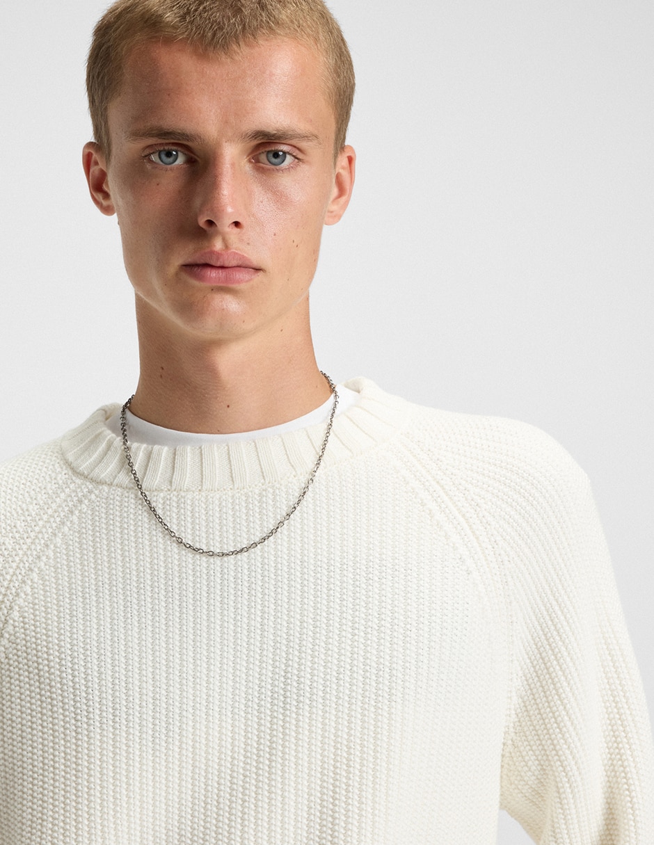 Suéter cuello redondo para hombre 2