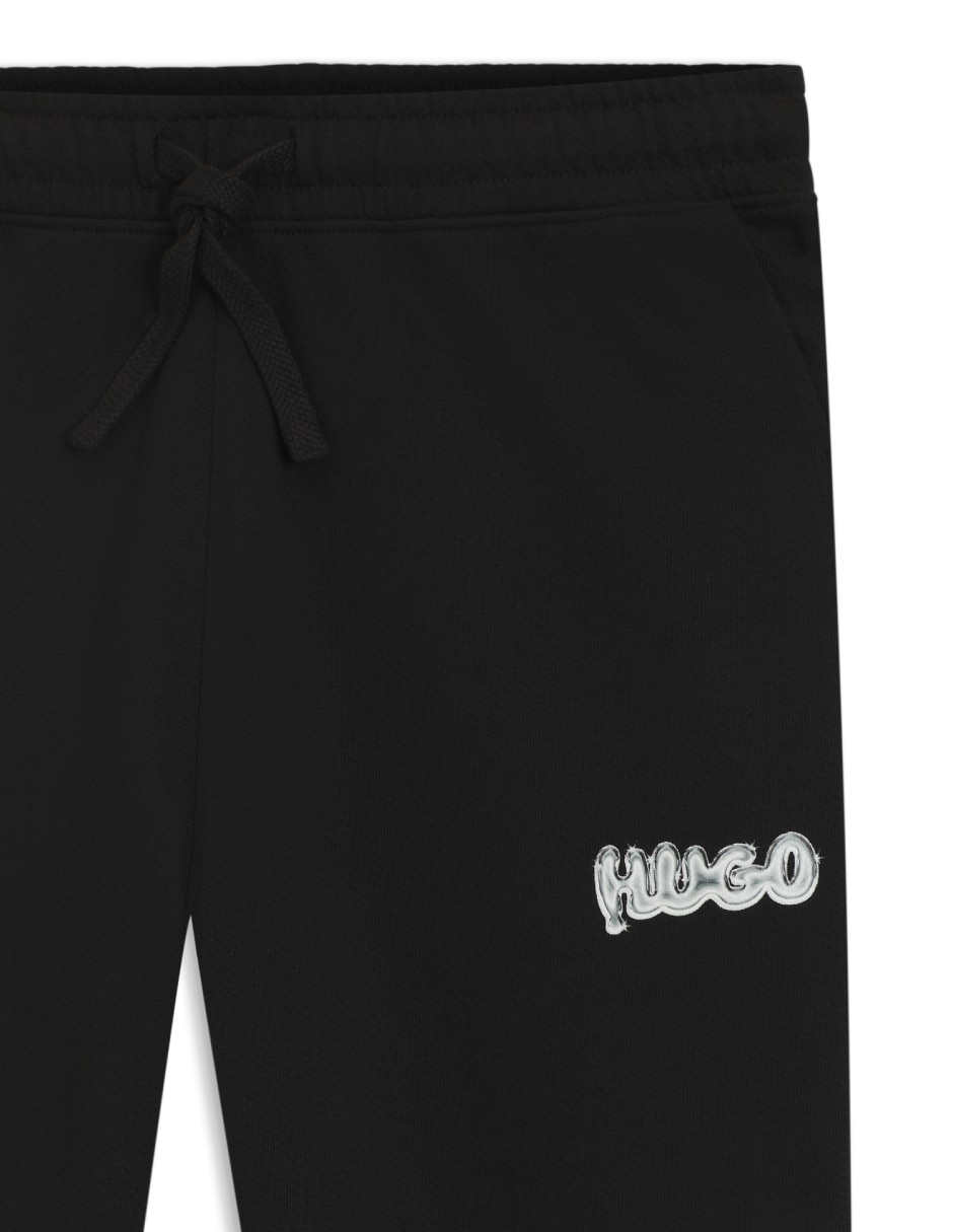 Pants regular con elástico para hombre 4