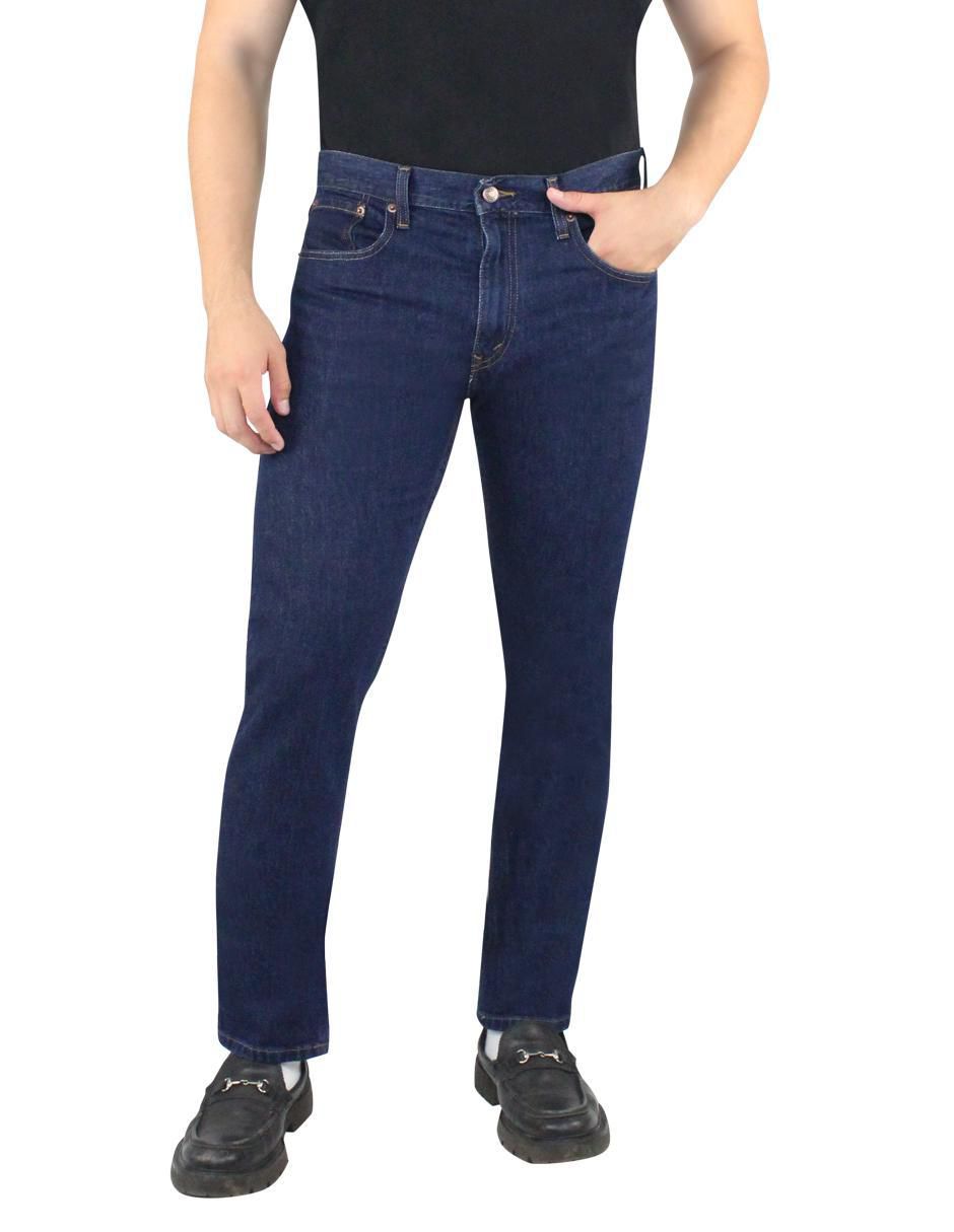 Jeans relaxed bota 3403 lavado obscuro para hombre
