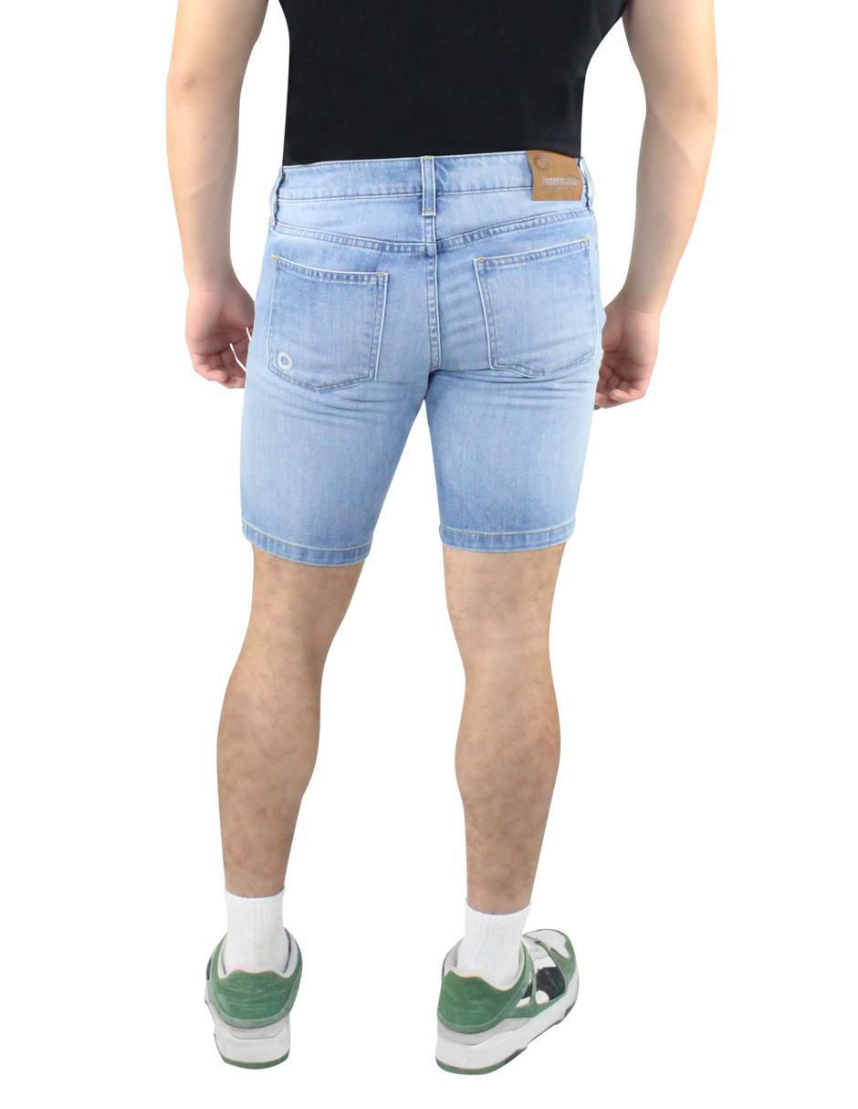 Bermuda de mezclilla para hombre 4