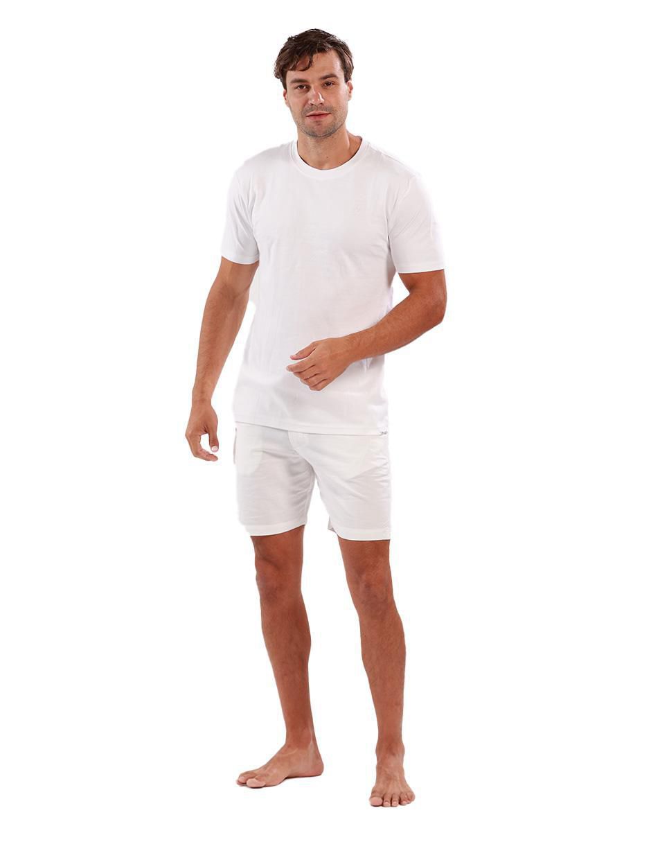 Bermuda de algodón pata hombre