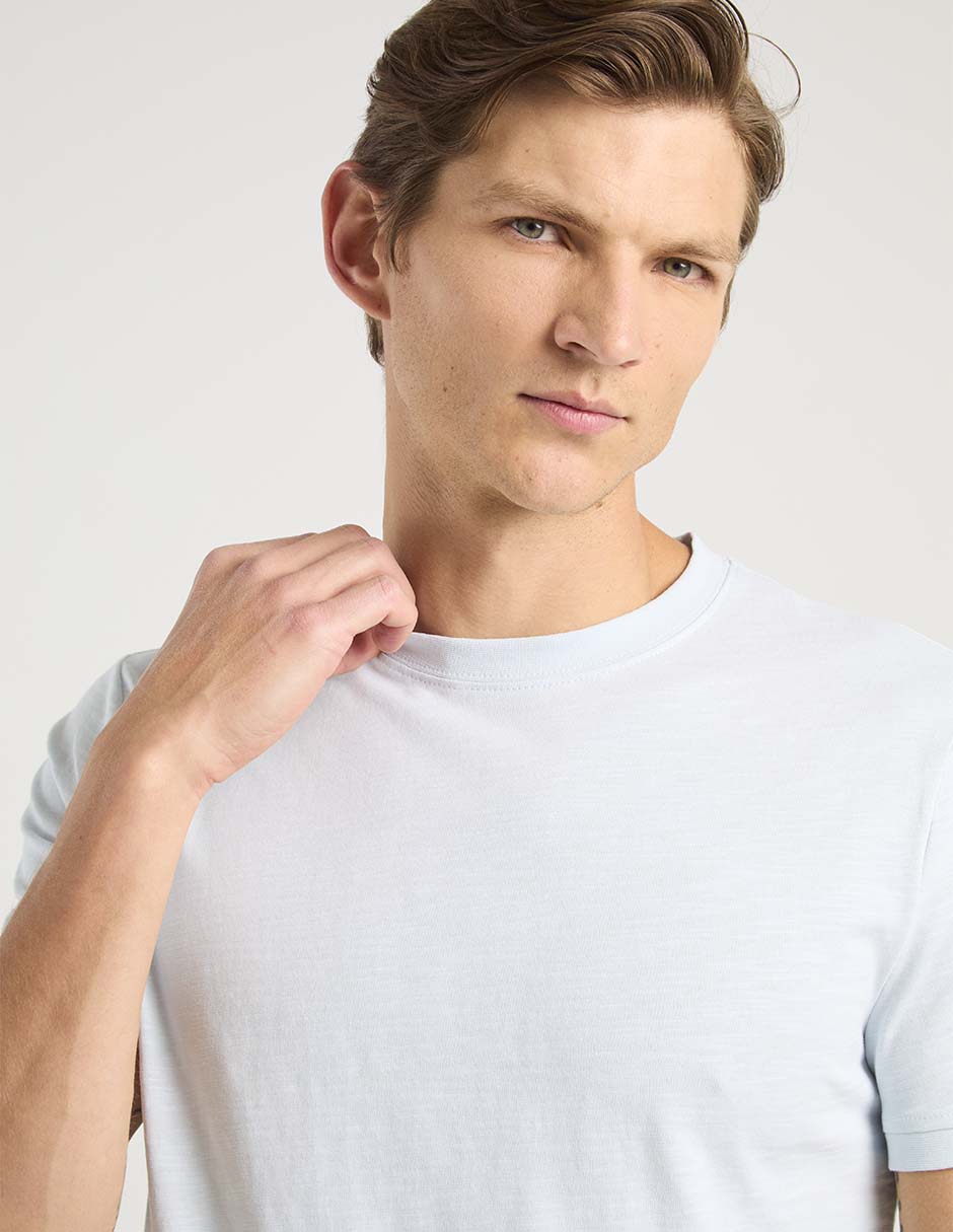Playera cuello redondo para hombre 4