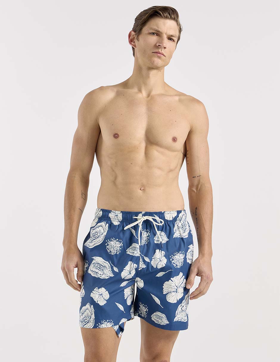 Traje de baño con bolsillos para hombre