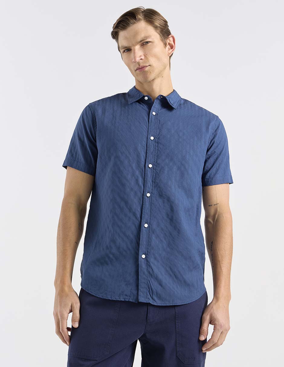 Camisa casual manga corta para hombre 2