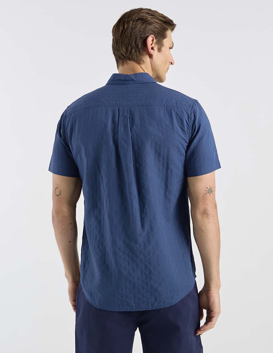 Camisa casual manga corta para hombre 6