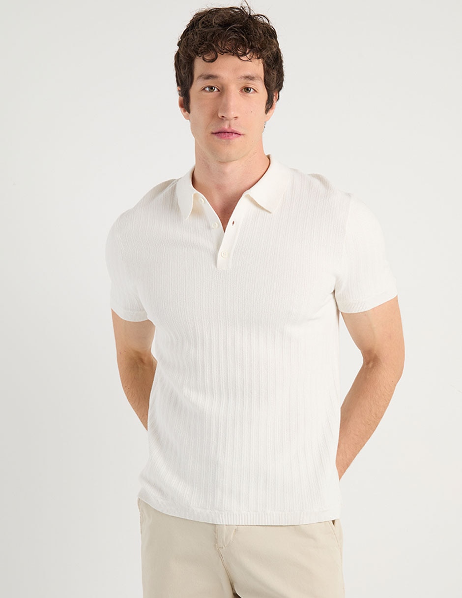 Playera tipo polo para hombre