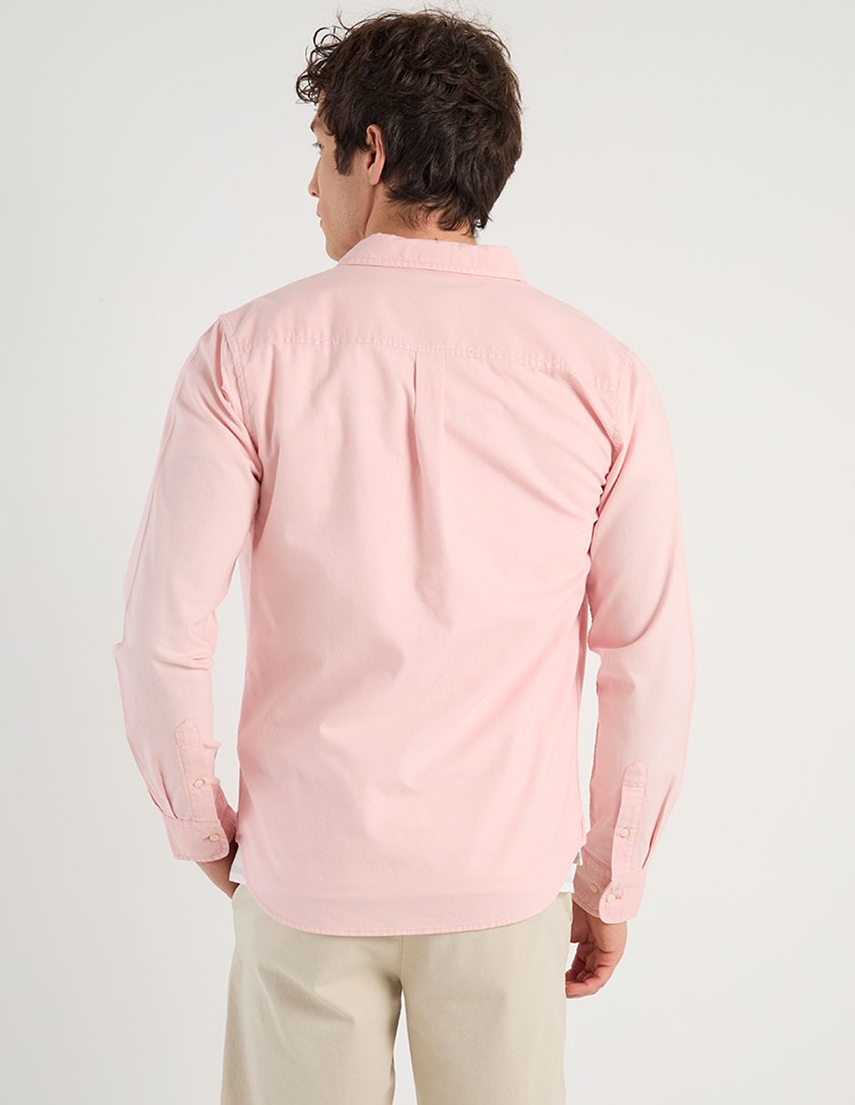Sobrecamisa casual manga larga para hombre 6