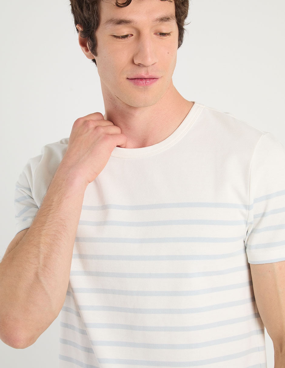 Playera cuello redondo para hombre 4