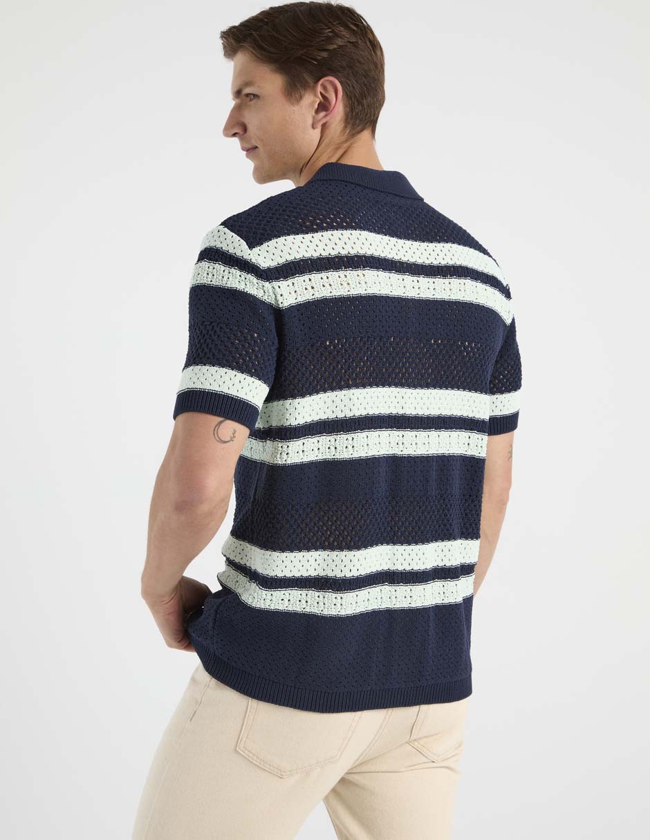 Camisa casual de algodón manga corta para hombre 2