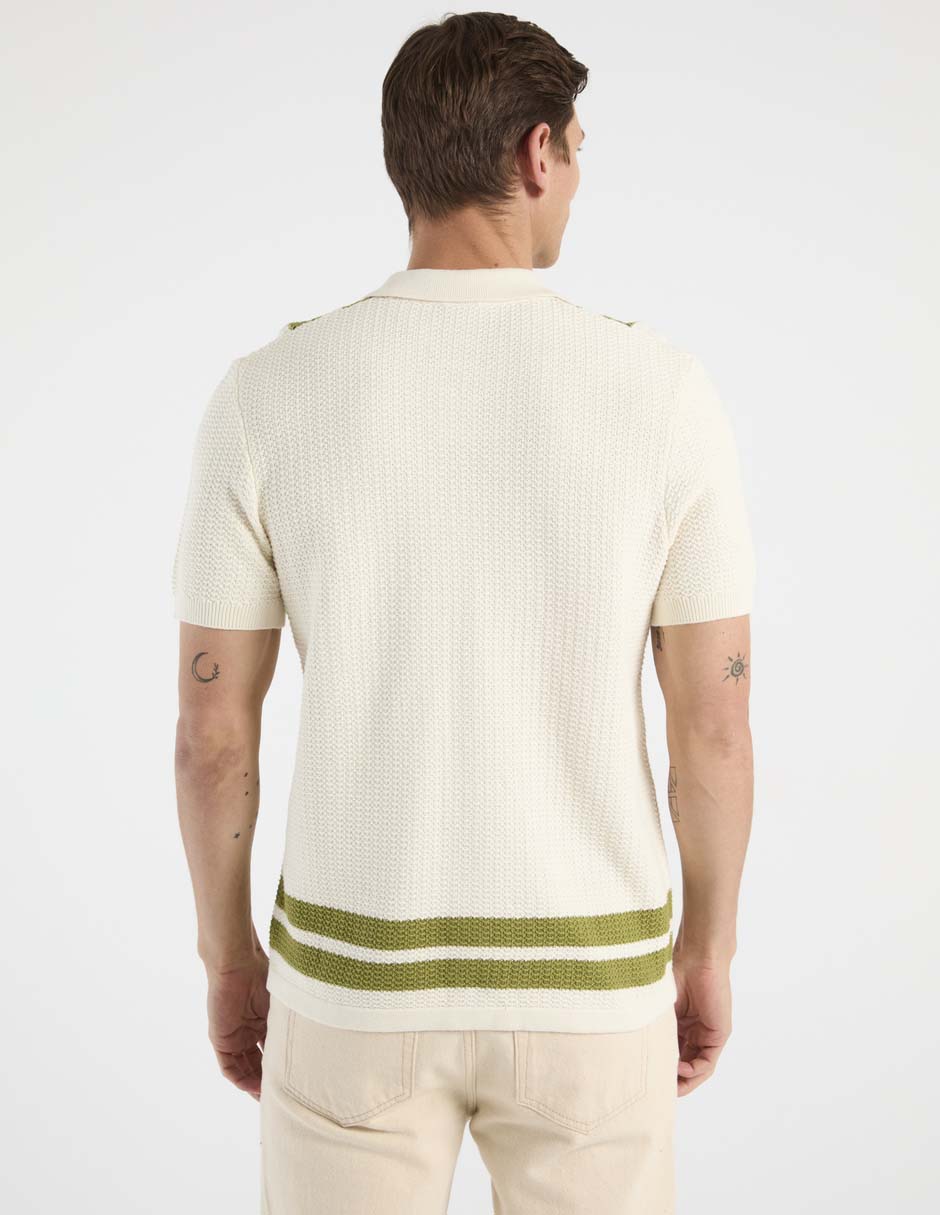 Camisa casual de algodón manga corta para hombre 2