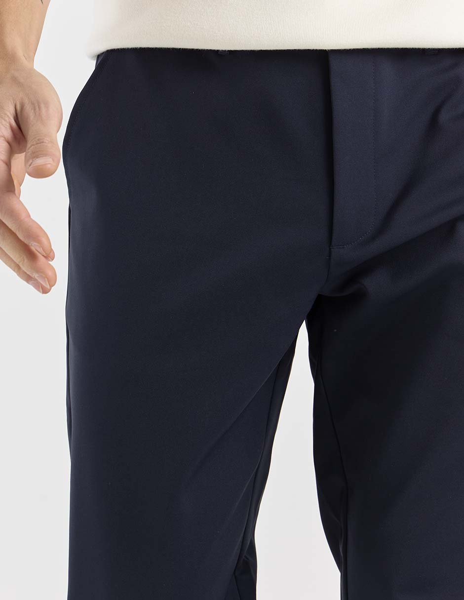 Pantalón business casual chino slim de algodón para hombre 4