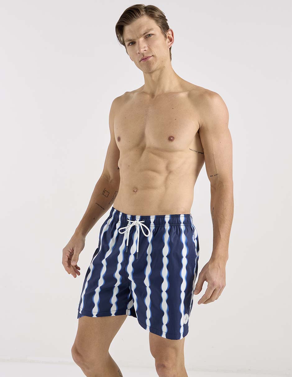 Traje de baño con bolsillos para hombre