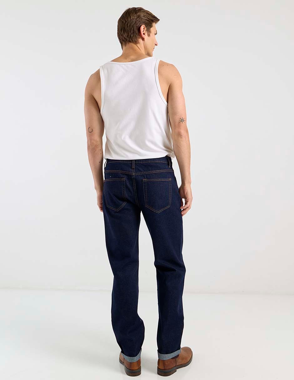 Jeans straight para hombre 6