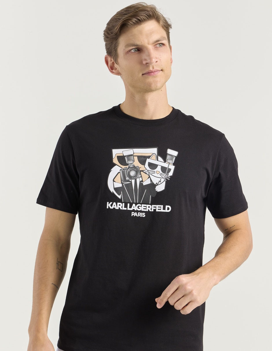 Playera cuello redondo para hombre