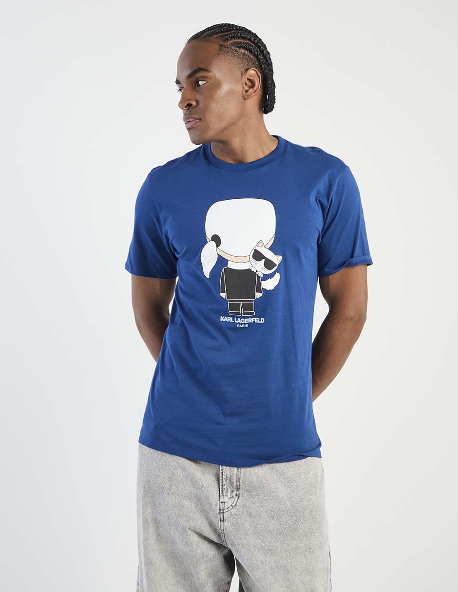 Playera cuello redondo para hombre
