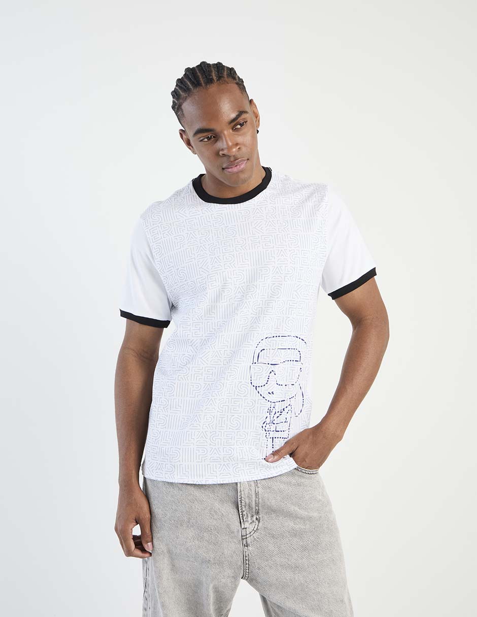 Playera cuello redondo para hombre