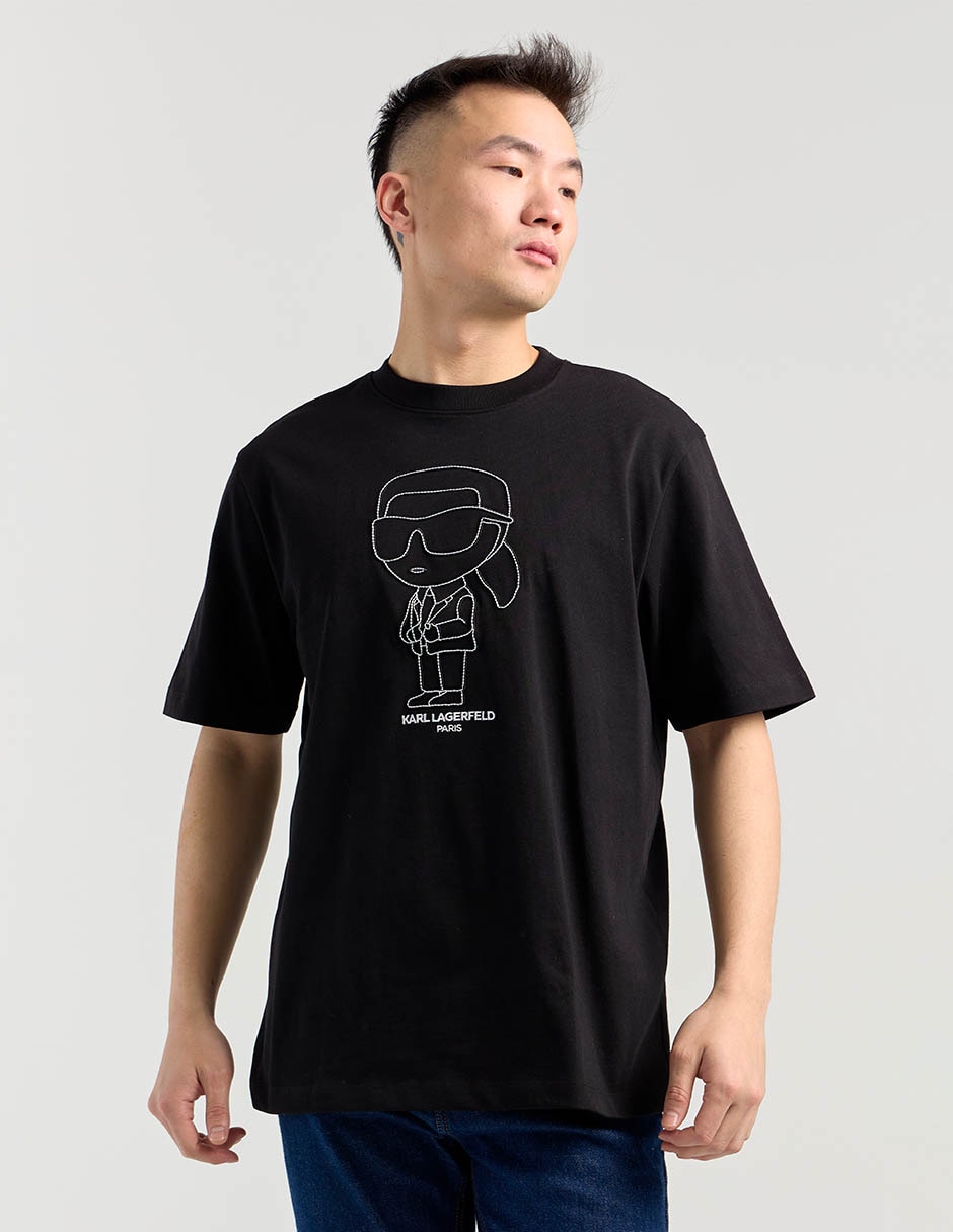 Playera cuello redondo para hombre