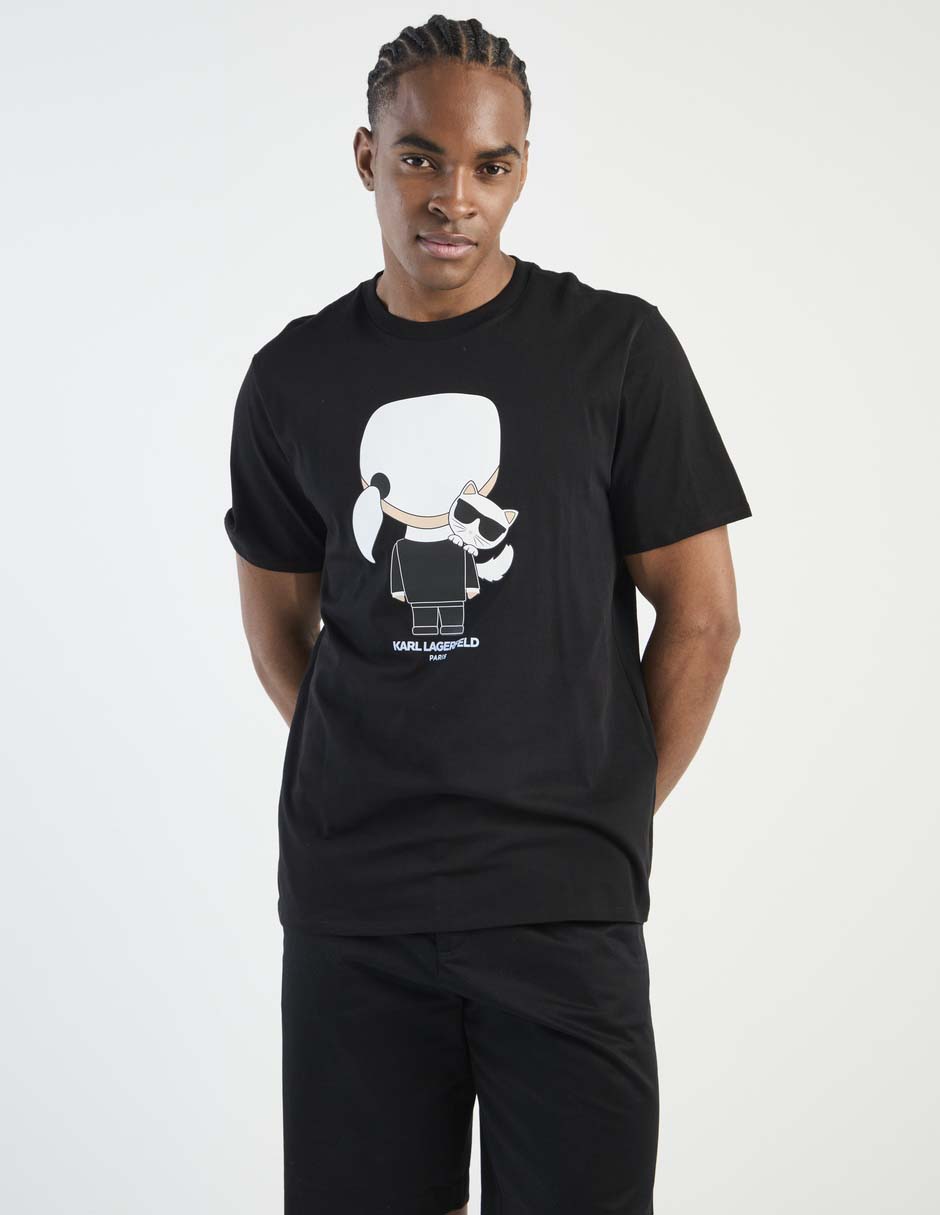 Playera cuello redondo para hombre