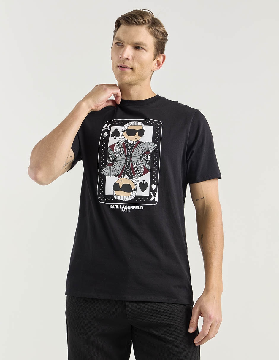 Playera cuello redondo para hombre