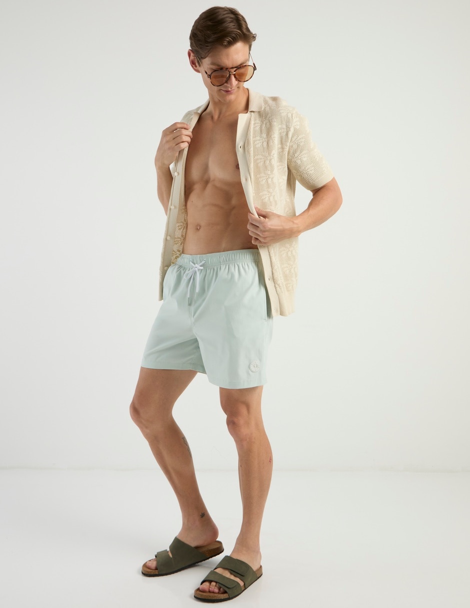 Traje de baño con bolsillos para hombre