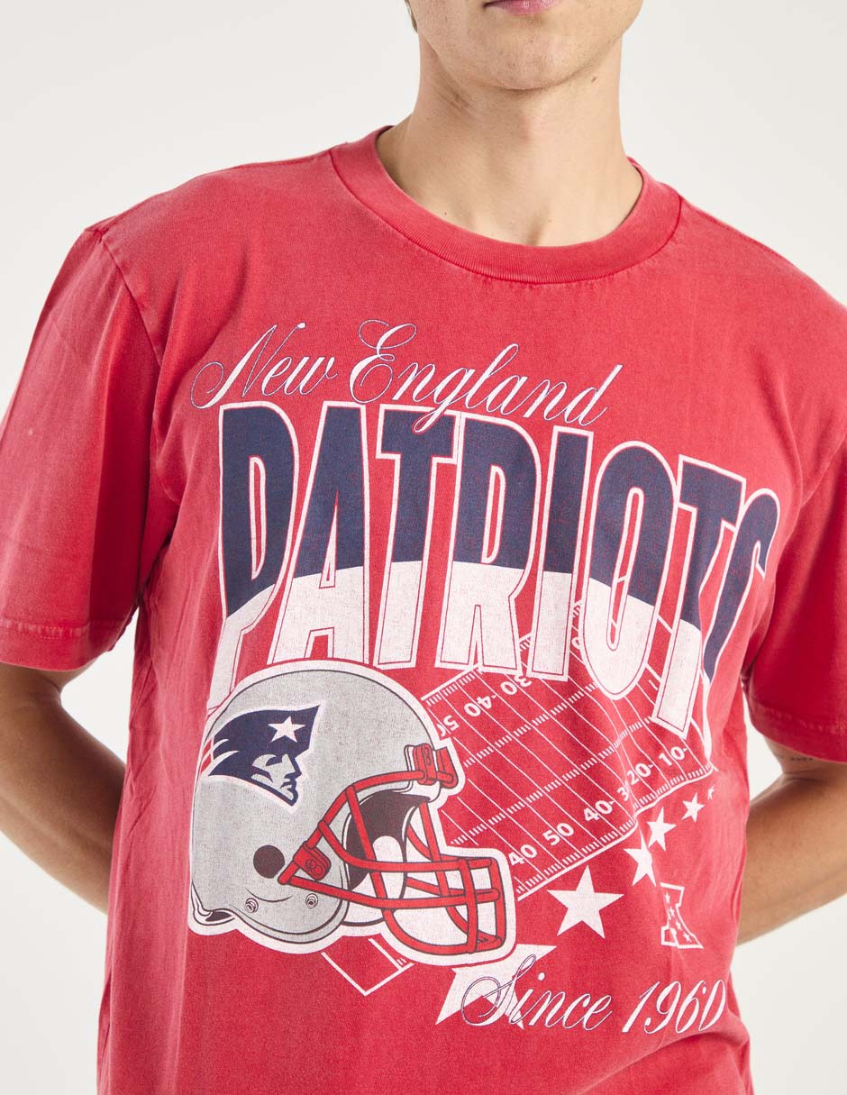 Playera New England Patriots cuello redondo para hombre 4