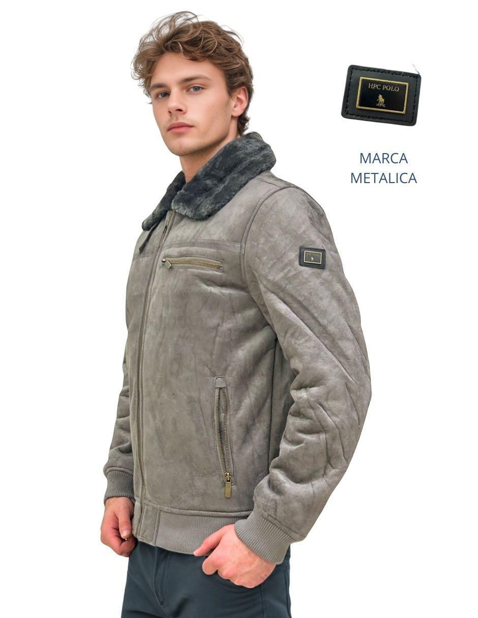 Chamarra casual Hpc Polo con bolsillos para hombre